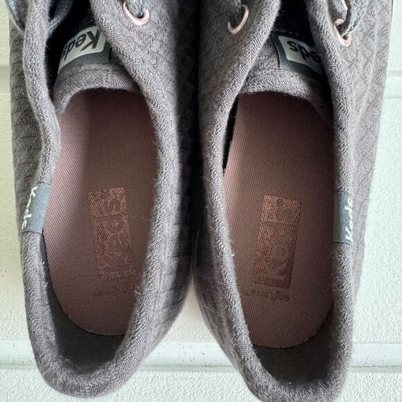 Keds Kickstart Jersey Lace-Up Sneaker Dark Grey Stitch Fix NWT Size 6.5 - Picture 7 of 10